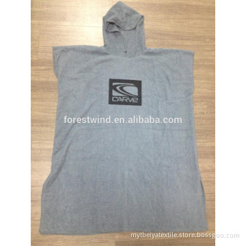 100% Cheap Printing Wholesale Hooded Poncho Towel Adult